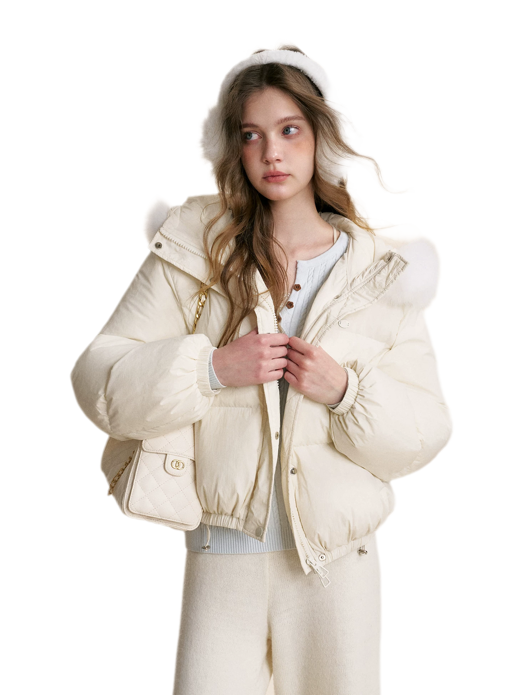 Puffer Hooded Down Jacket