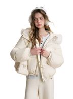 Puffer Hooded Down Jacket