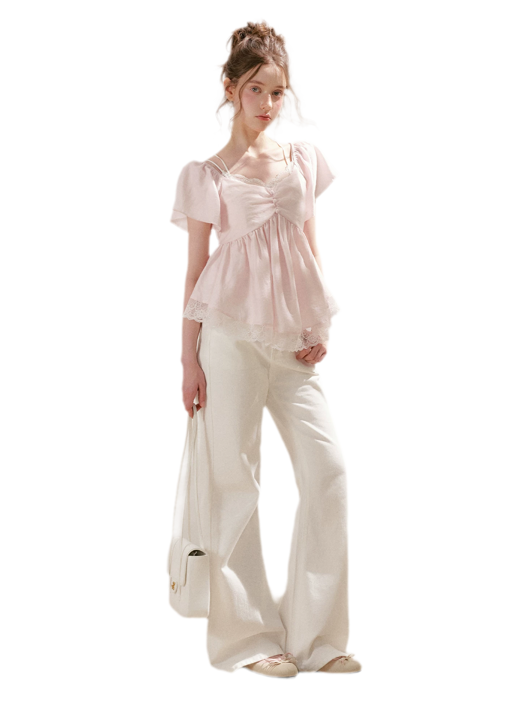 Embroidered Flared Jeans