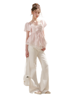 Embroidered Flared Jeans