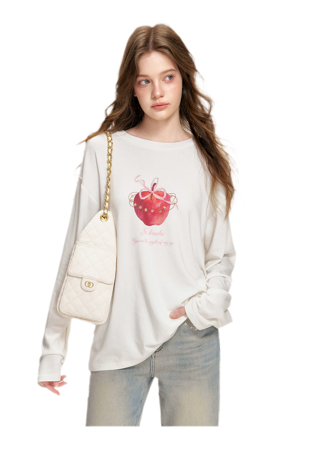 Sequin Apple T-Shirt
