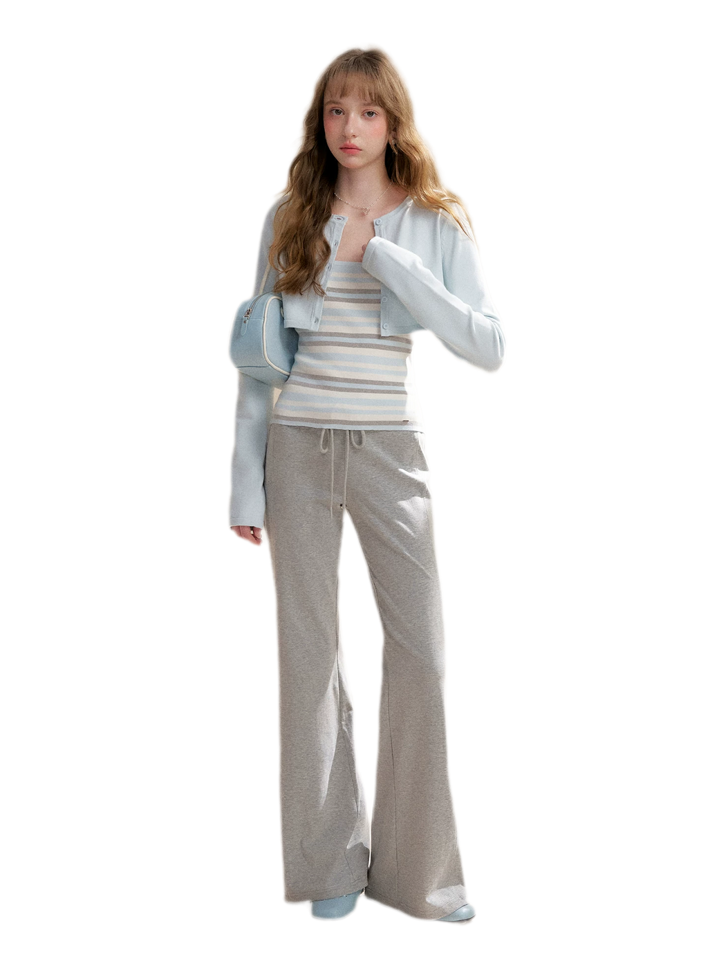 Knit Cardigan Cami Set
