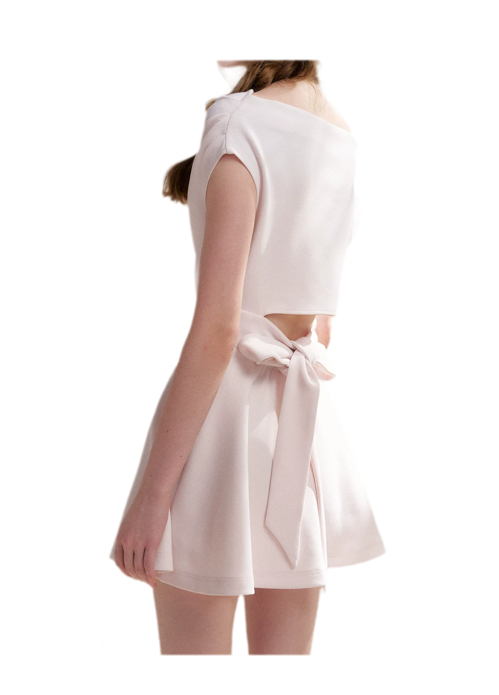 Romantic French Off-Shoulder Short Dress