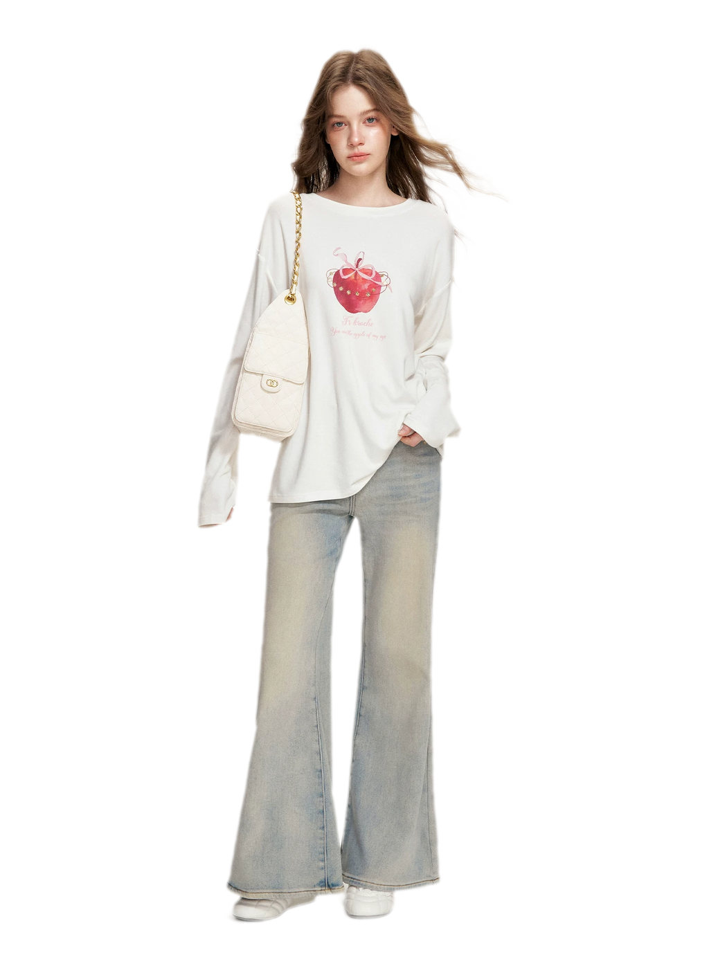 Sequin Apple T-Shirt