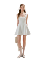 Bow Detail Short A-Line Dress