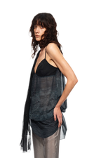 Sheer Satin Snake Camisole