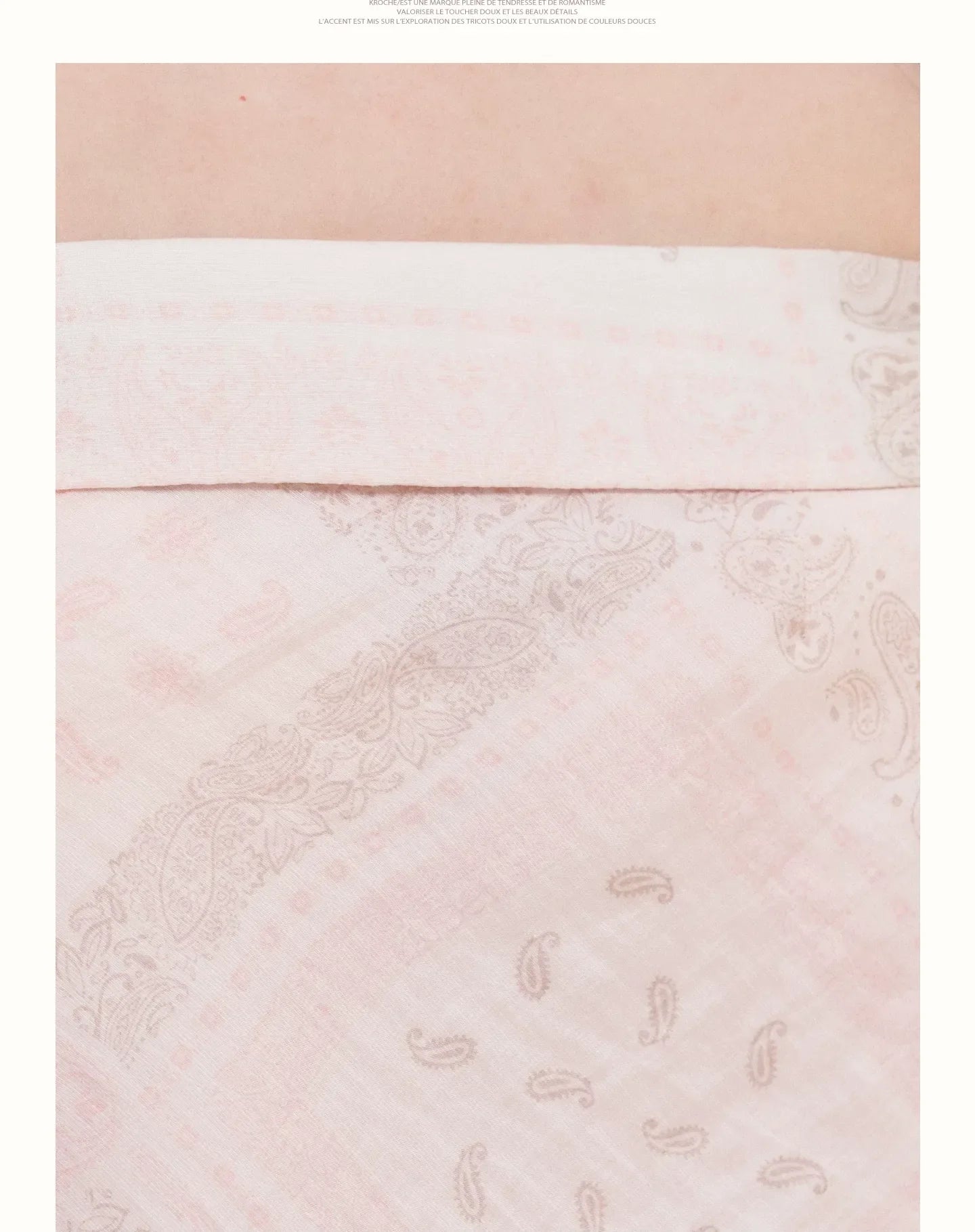 Vintage Print Strapless Top