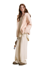 Soft Wool Hooded Jacket