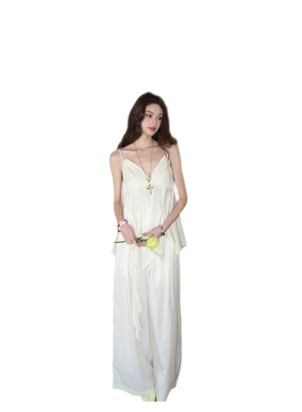 Relaxed V-neck Cami Set