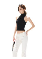 Cutout High Neck Tank