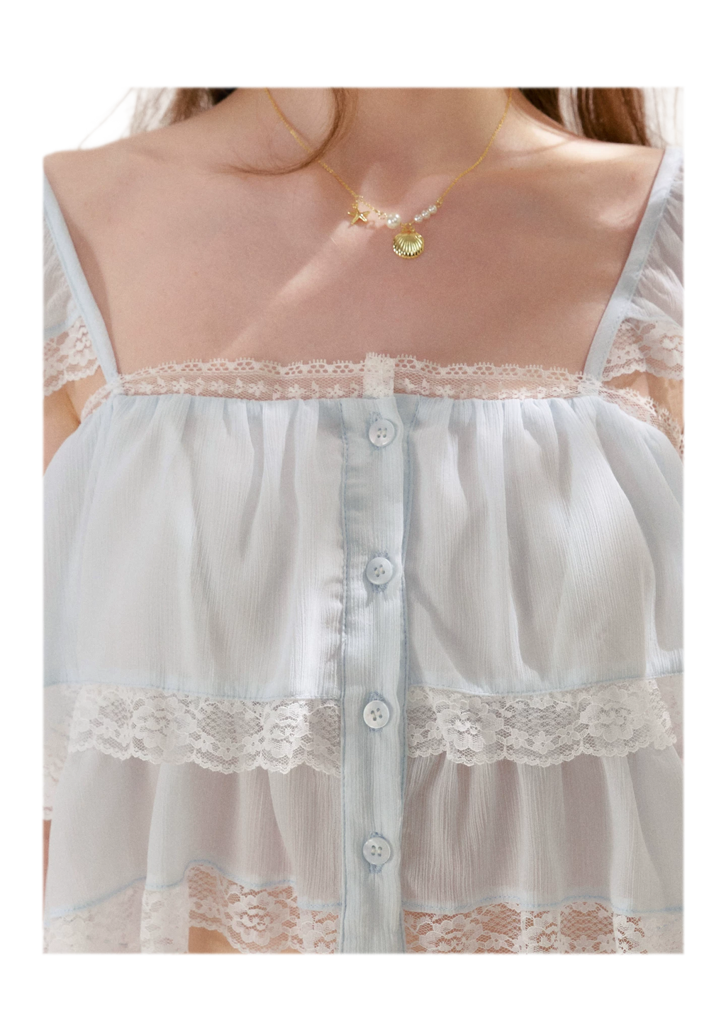 Romantic French Lace Two-Piece Set