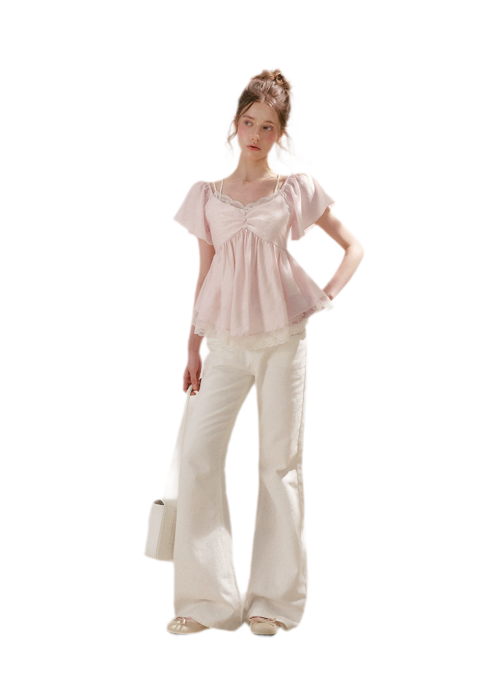Embroidered Flared Jeans
