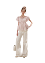 Embroidered Flared Jeans