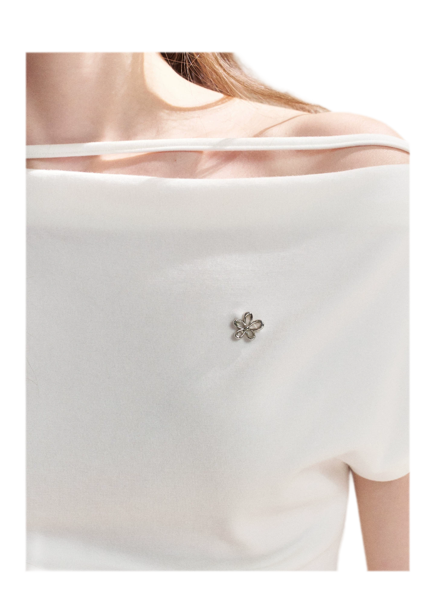 Lace Trim T-Shirt