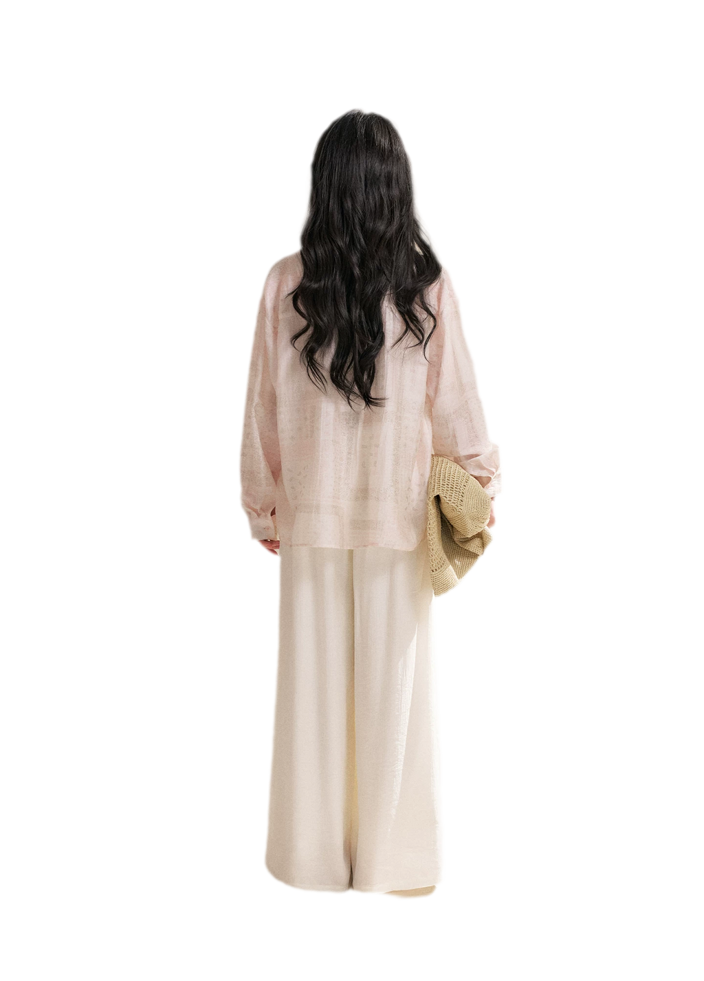 Pleated Wide-Leg Pants
