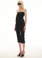 Tencel Lyocell Strapless Top