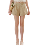 Modal Cotton Lace Trim A-Line Shorts