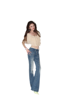 Low Rise Flare Jeans