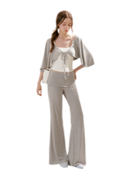 Airy Cloud U-Neck Vest & Batwing