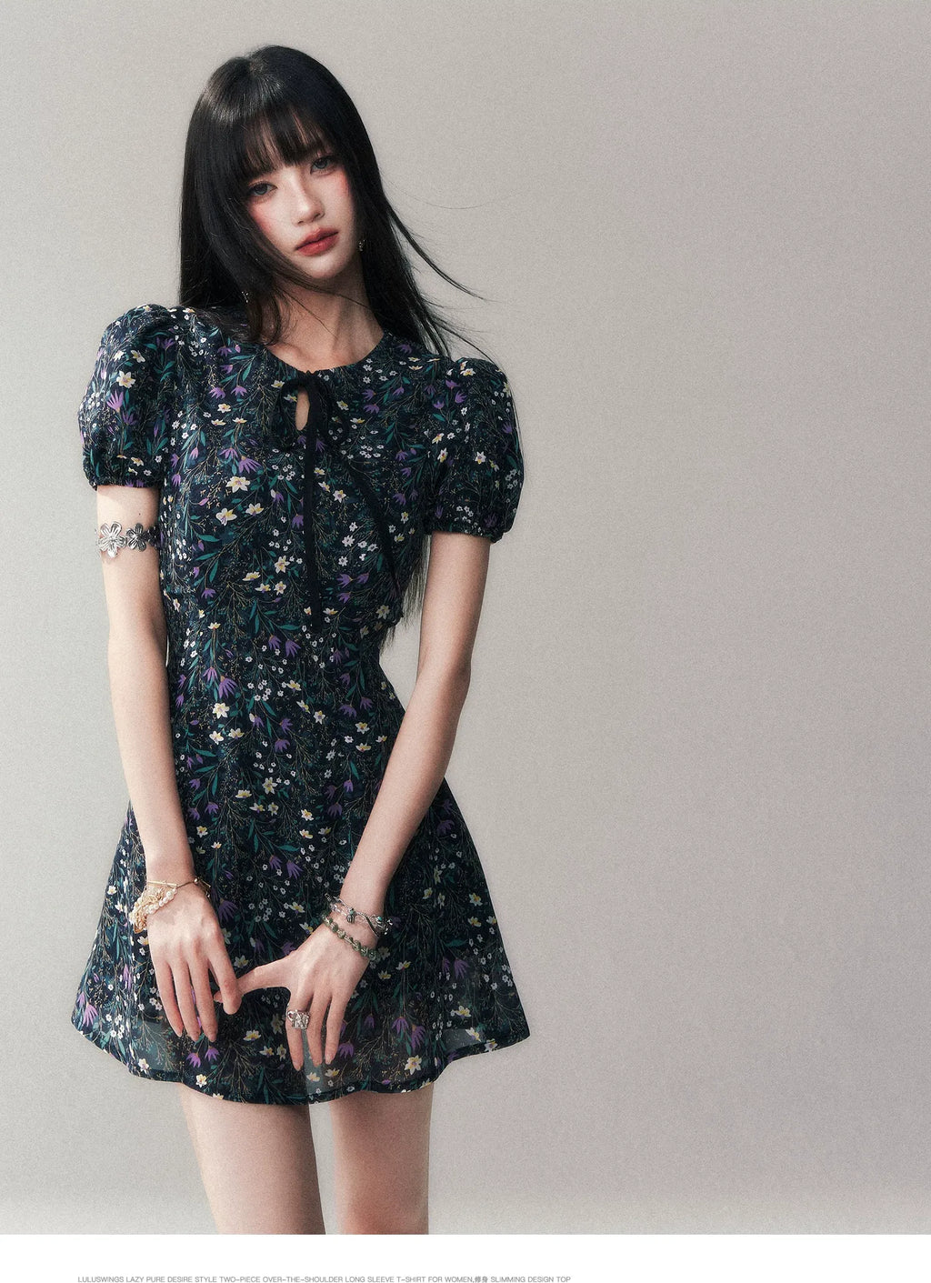 Ink Lily Vintage Mini dress