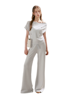 Airy Layered Lace Drawstring Pants