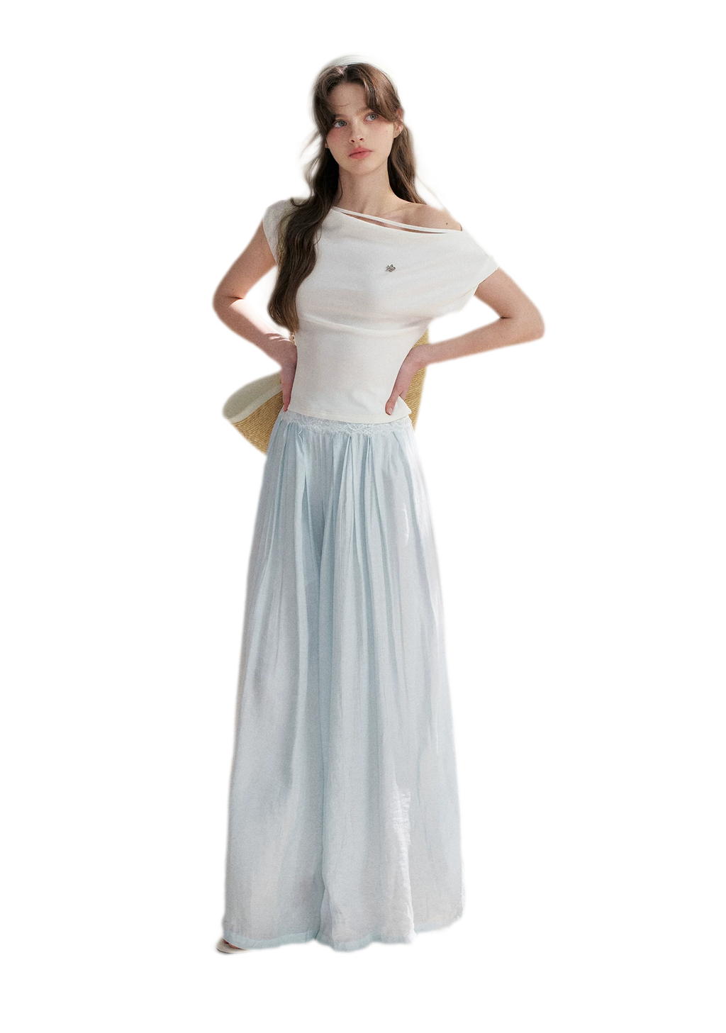 Lace Trim T-Shirt