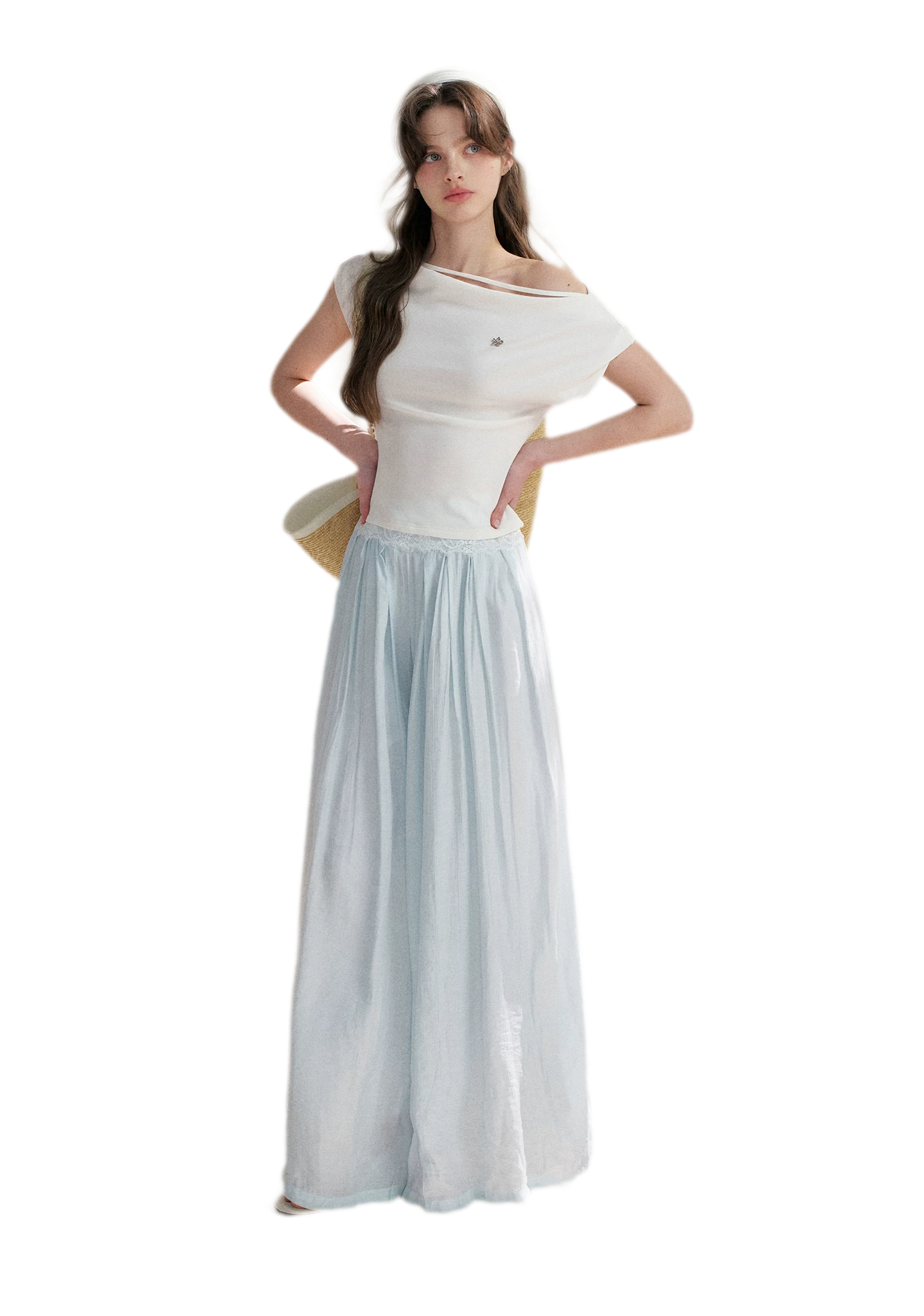 Lace Trim T-Shirt