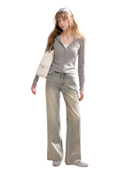 Rhinestone Logo Jeans