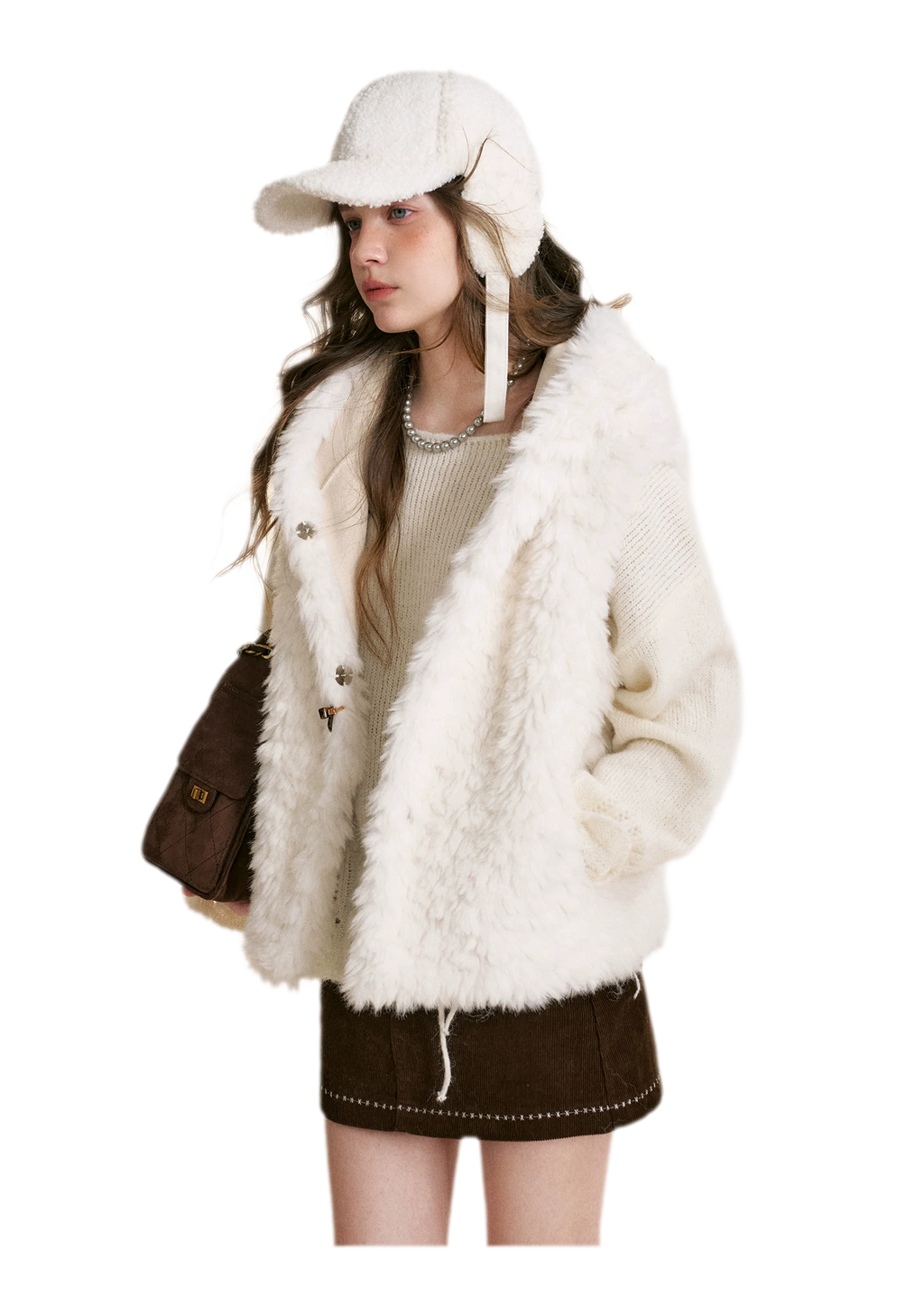 Bear Fleece Hooded Vest