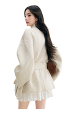 70 Wool Stand Collar Coat