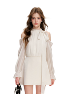 Moonlight Satin Halter Dress