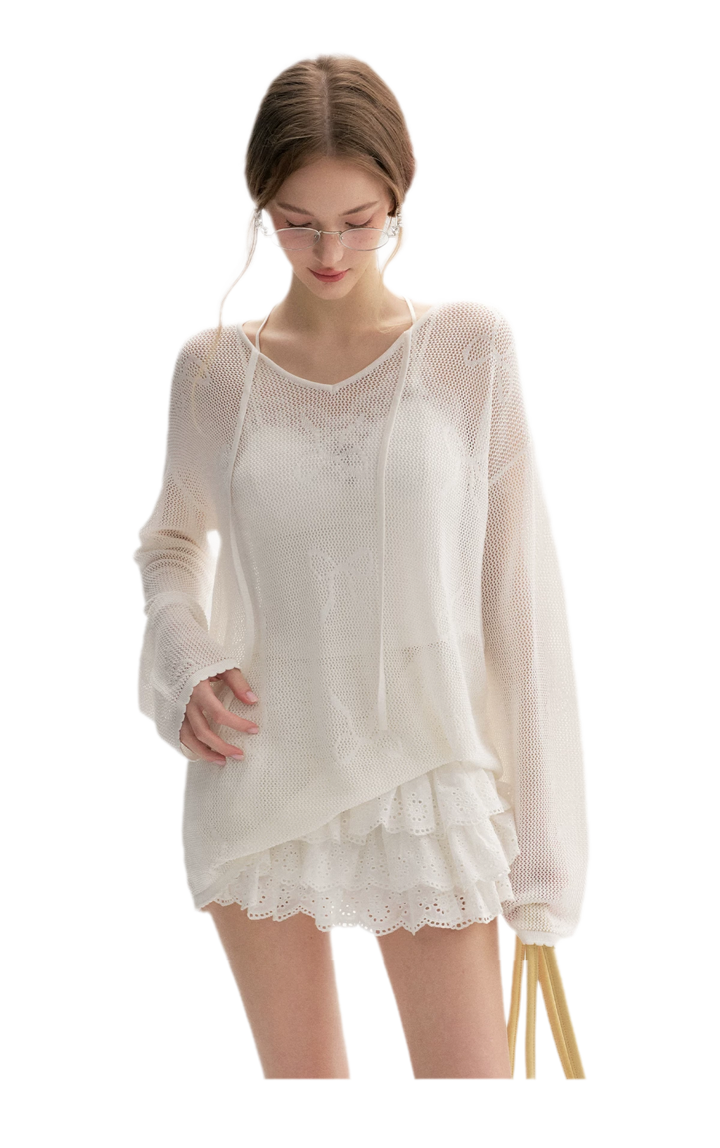 Tencel Jacquard Sun Cardigan