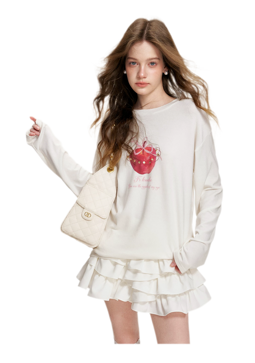 Sequin Apple T-Shirt