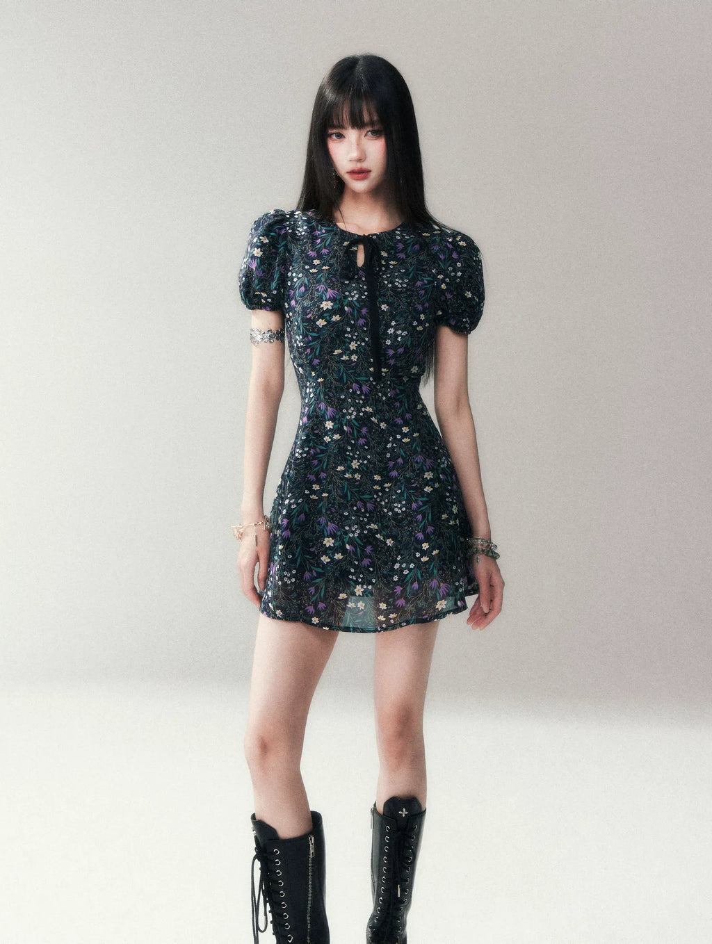 Ink Lily Vintage Mini dress