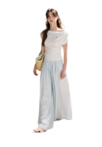 Pleated Wide-Leg Pants