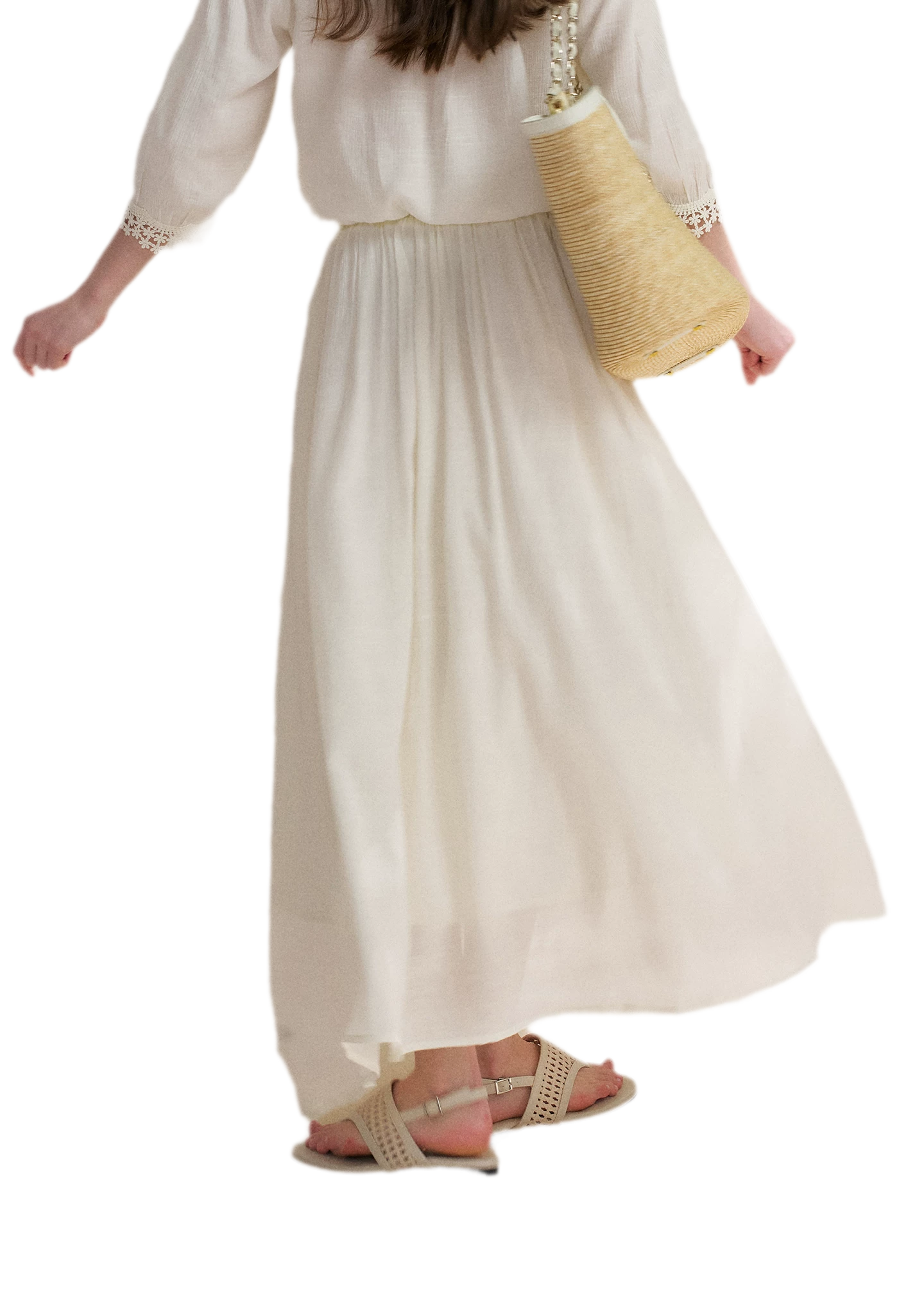 Lace Off-Shoulder Top & Skirt Set