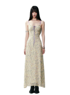 Iris Print Viscose Maxi