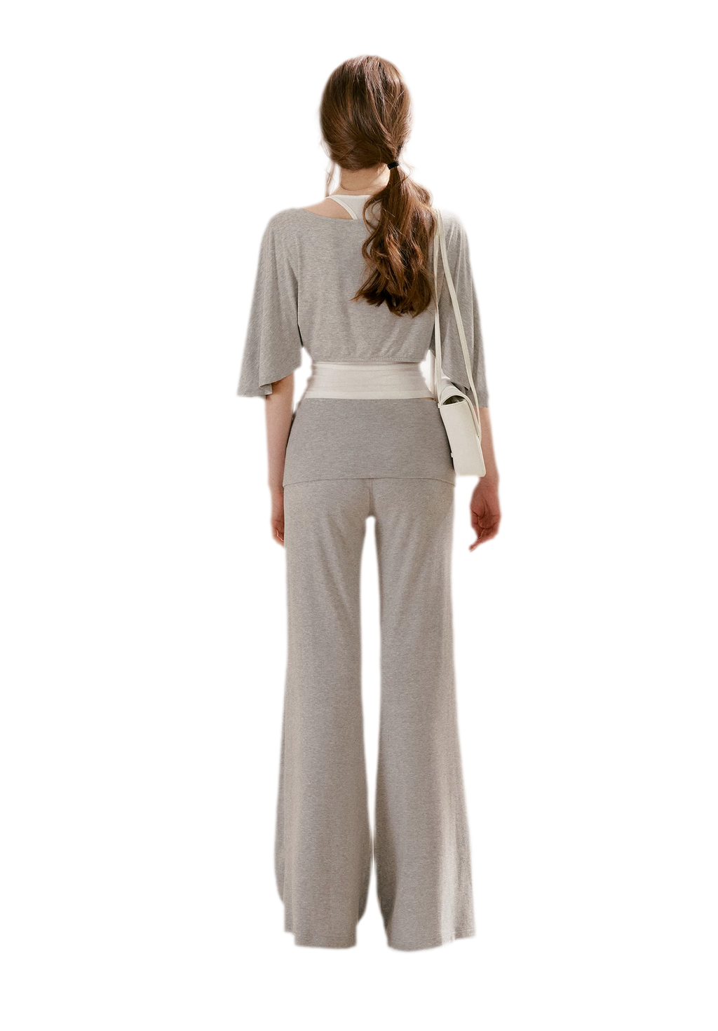 Airy Cloud U-Neck Vest & Batwing