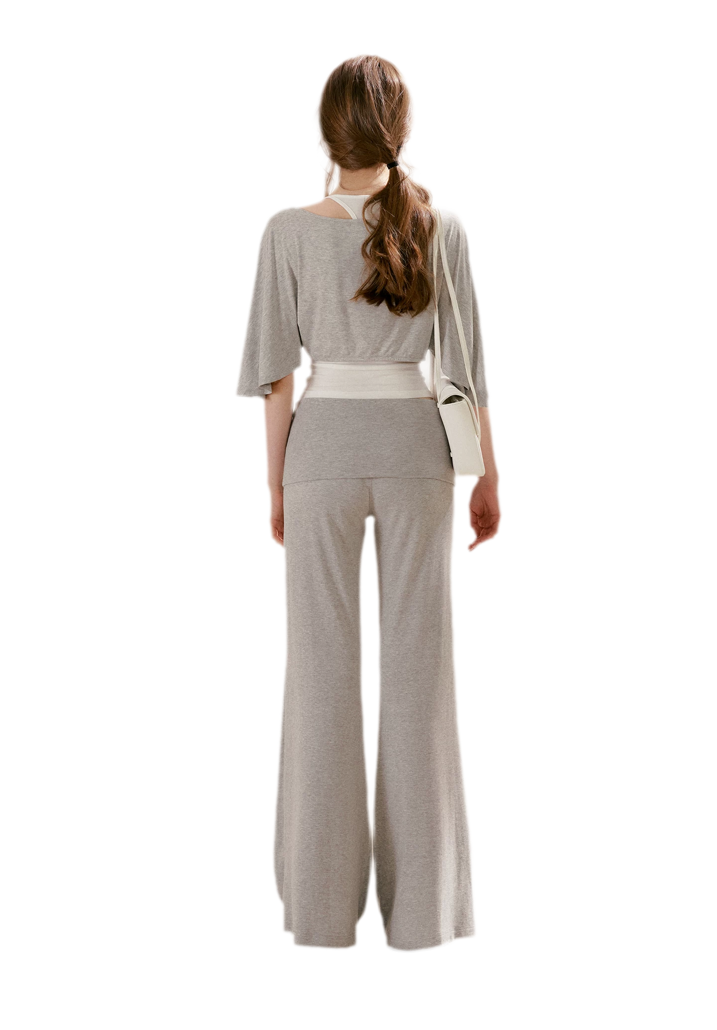 Airy Cloud U-Neck Vest & Batwing