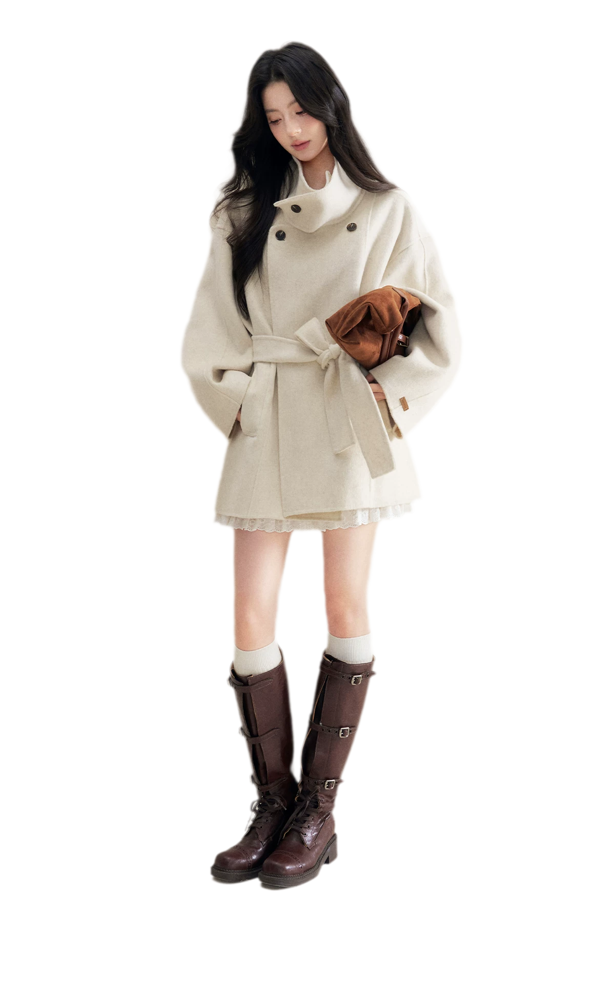 70 Wool Stand Collar Coat