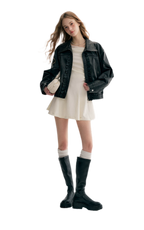Daisy Lace One-Shoulder Dress