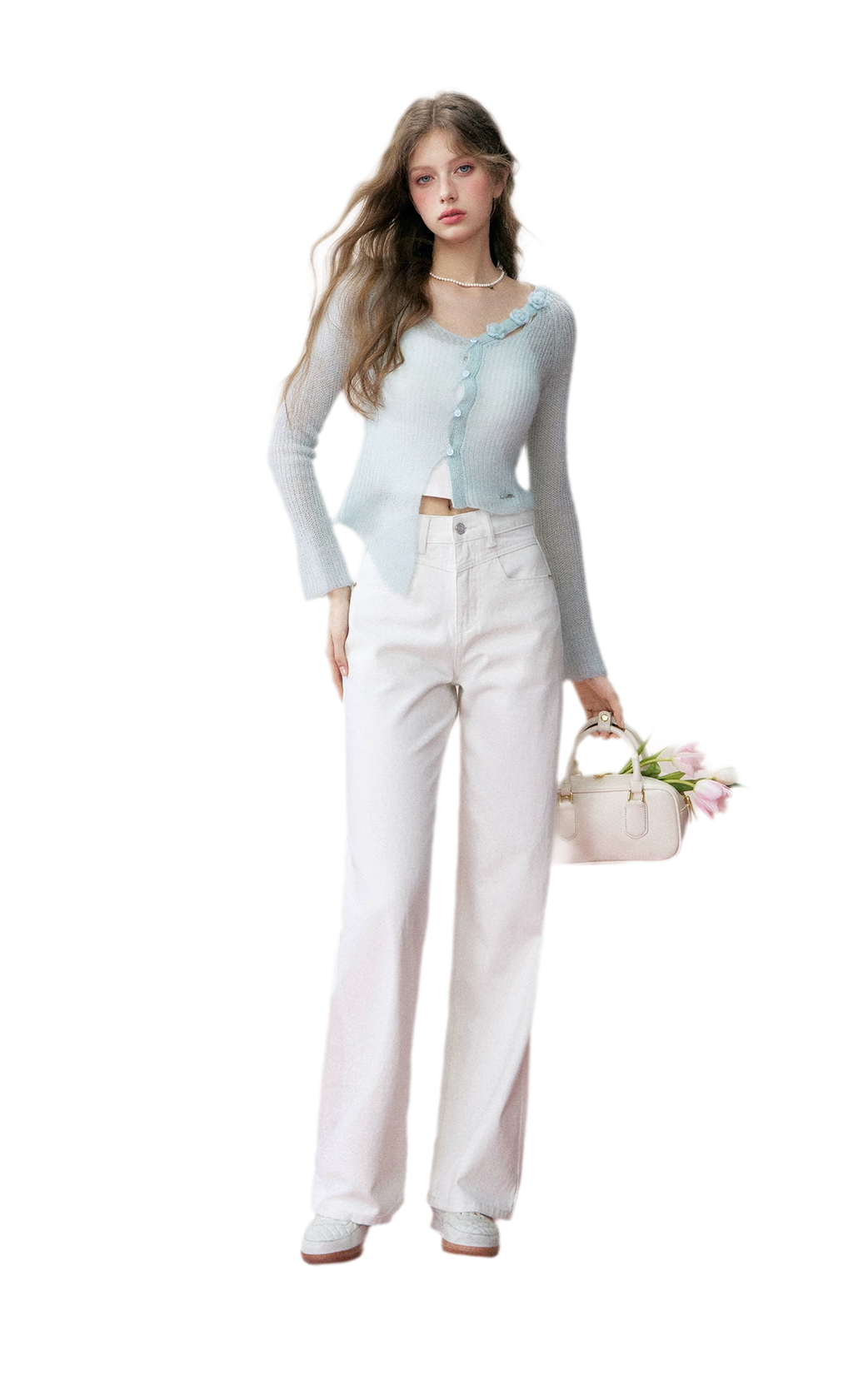 High-Waist Wide-Leg Jeans
