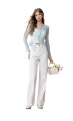High-Waist Wide-Leg Jeans