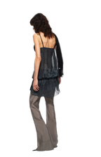 Sheer Satin Snake Camisole