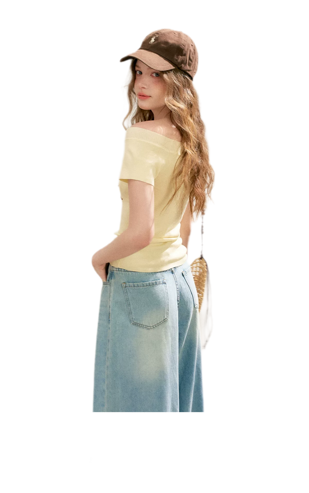 Lyocell Embroidered Knit Tee