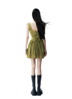 Moss Lace Waist Dress