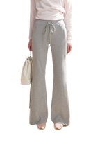 Tencel Cotton Drawstring Flared Pants