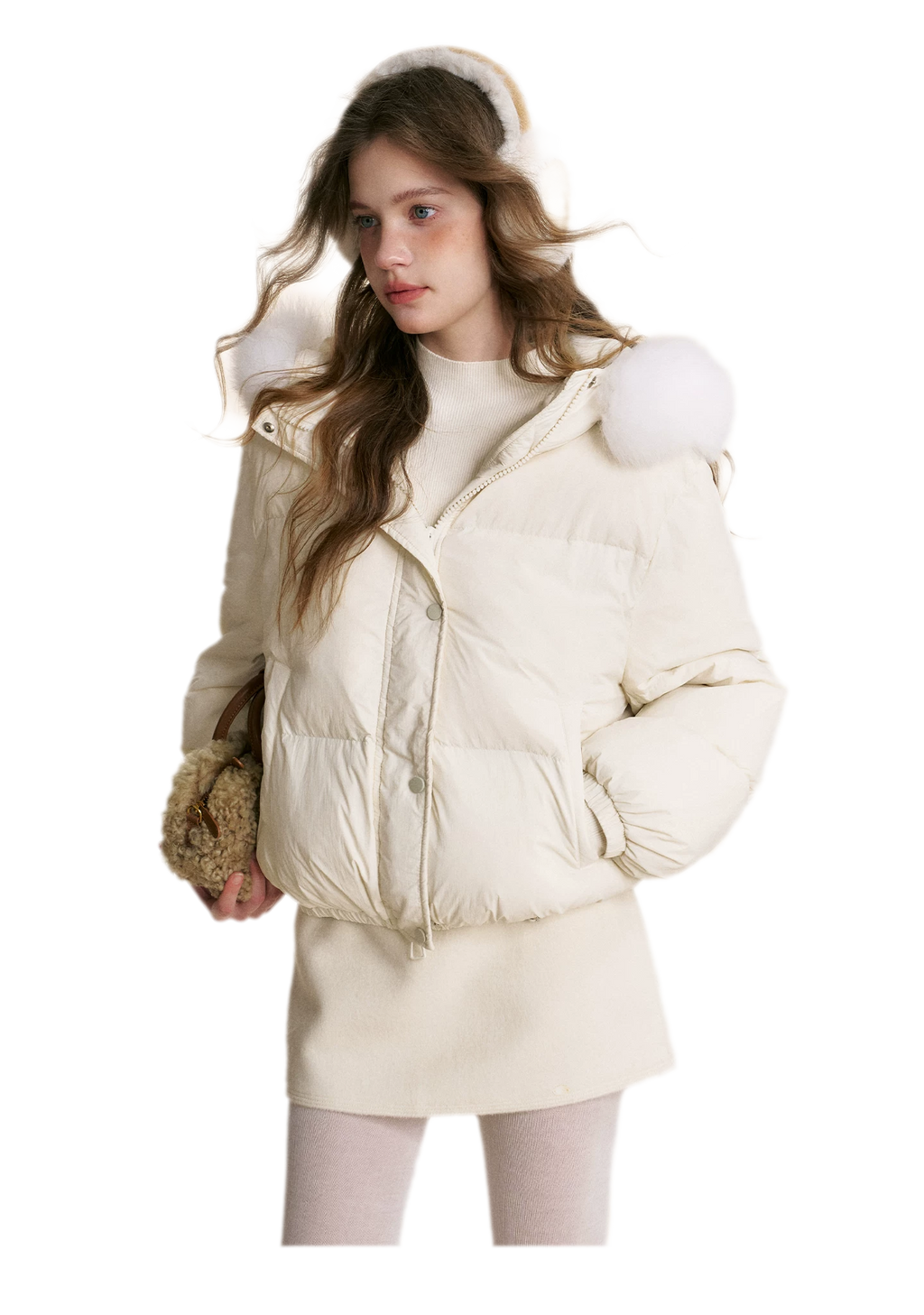 Puffer Hooded Down Jacket