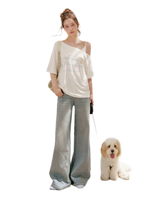 Sparkling Galaxy Wide-Leg Jeans