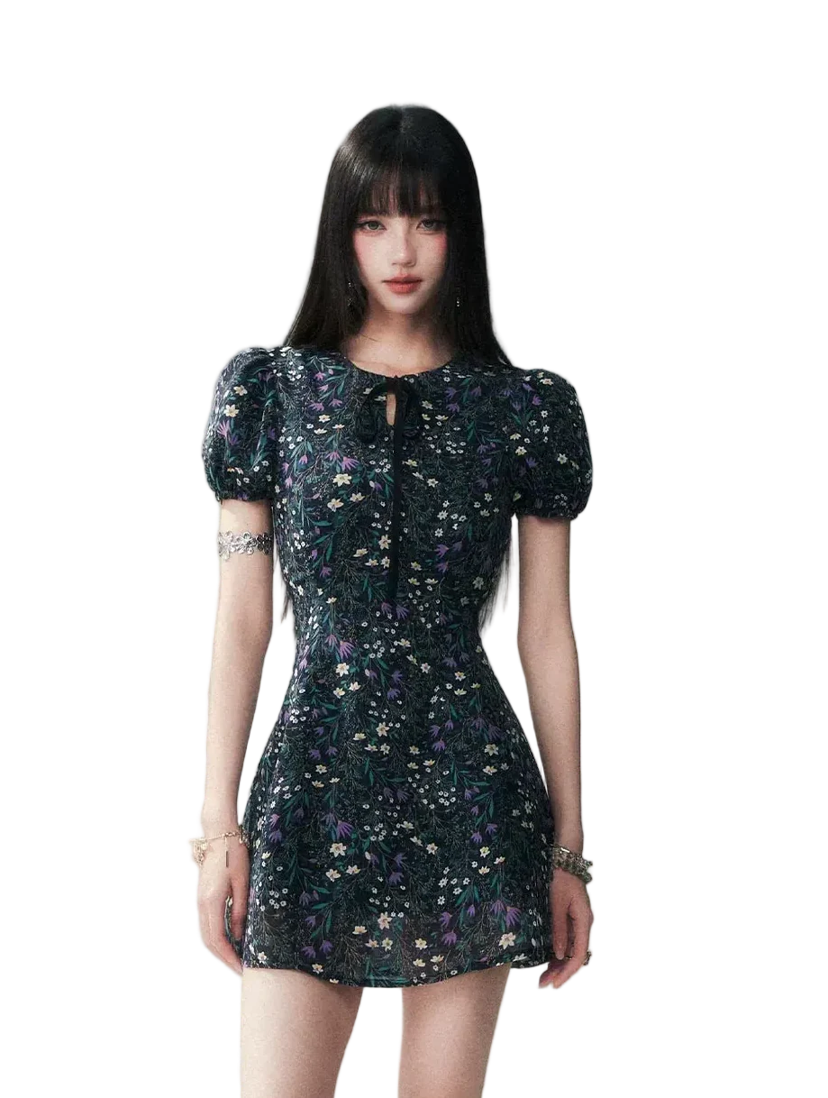 Ink Lily Vintage Mini dress